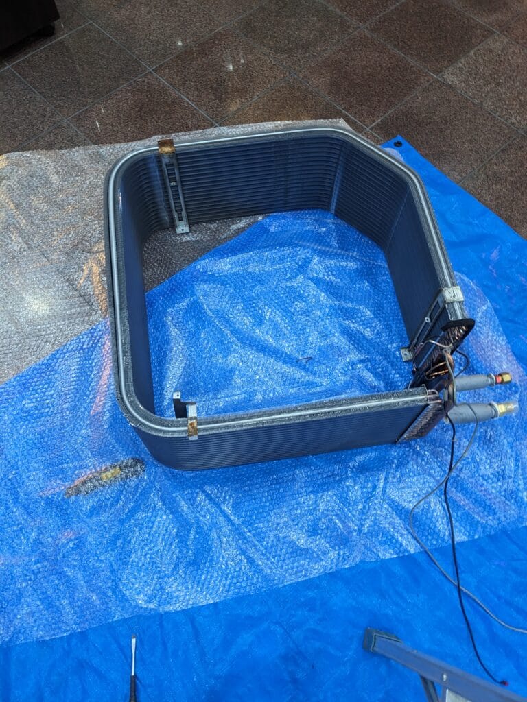 業務用エアコン熱交換器修理