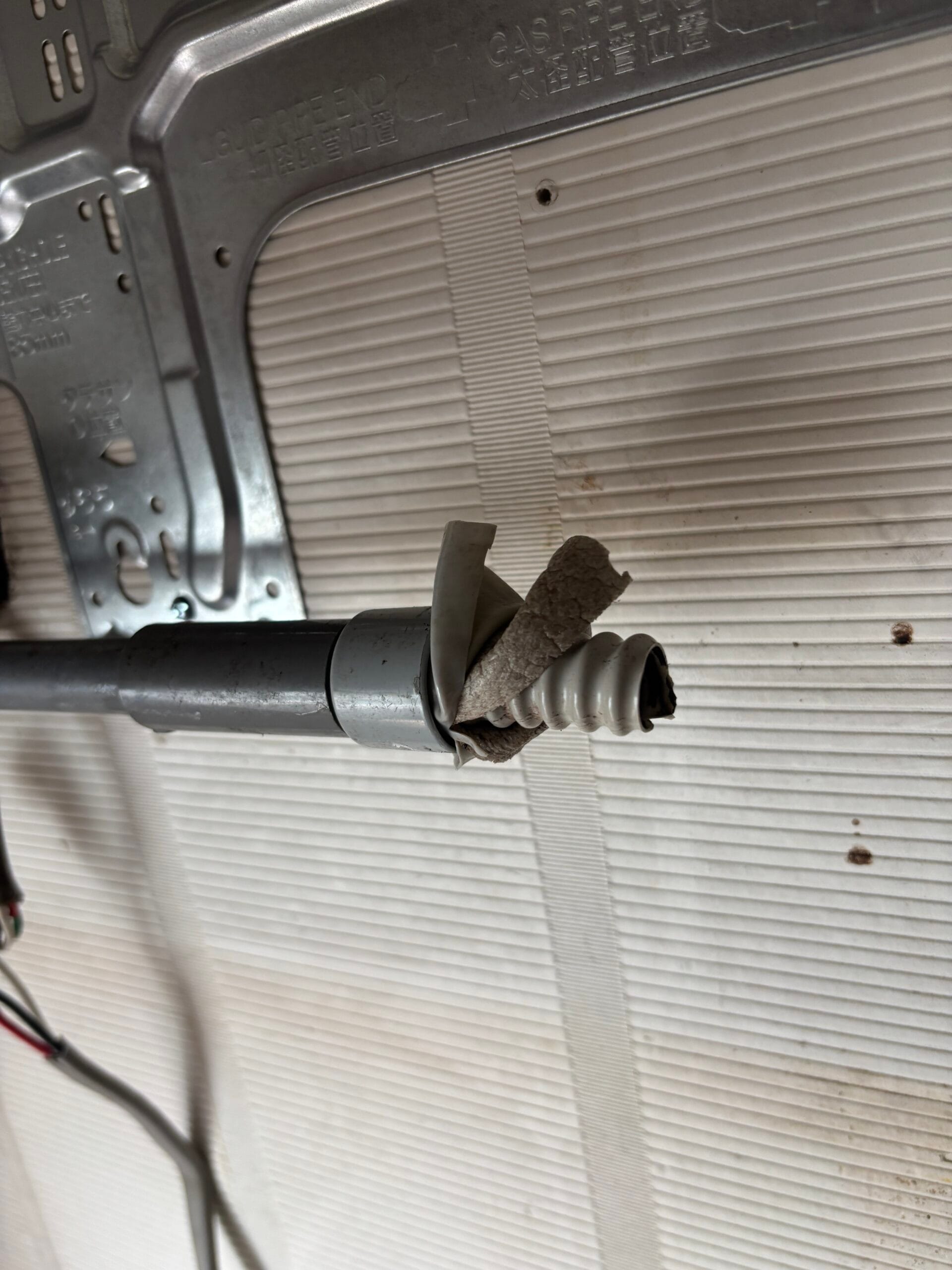 家庭用エアコン既設ドレン配管