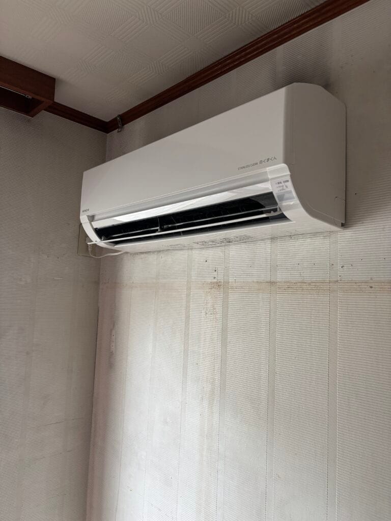 家庭用エアコン本体交換ビフォーアフター