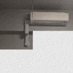 エアコン化粧カバー取付ビフォーアフター