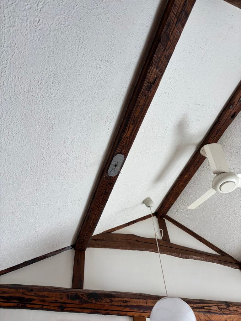 高所既設照明取外し写真