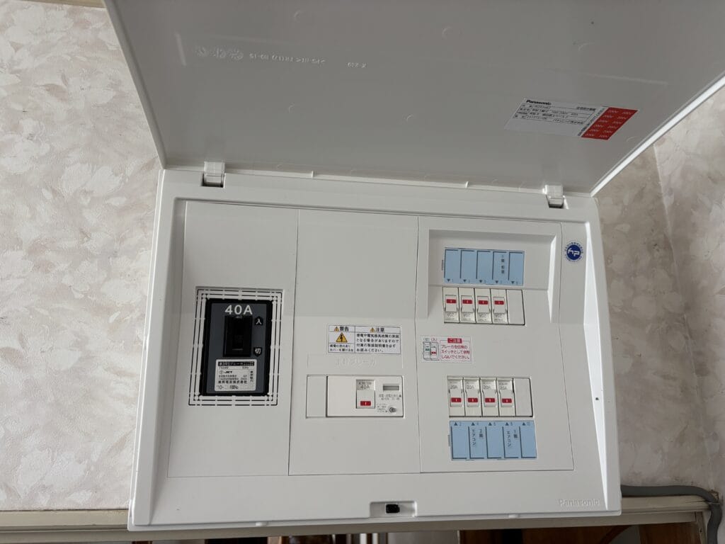 国分寺市で分電盤交換作業後