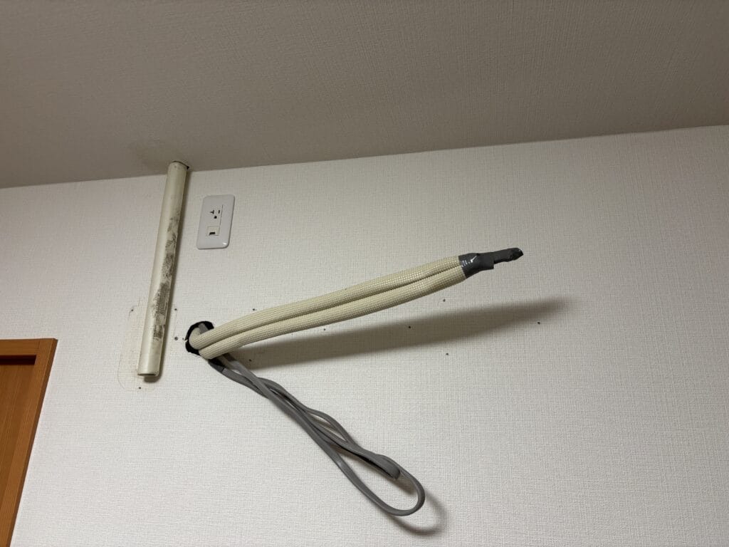 国分寺市 隠蔽配管、ドレンアップキット設置工事前
